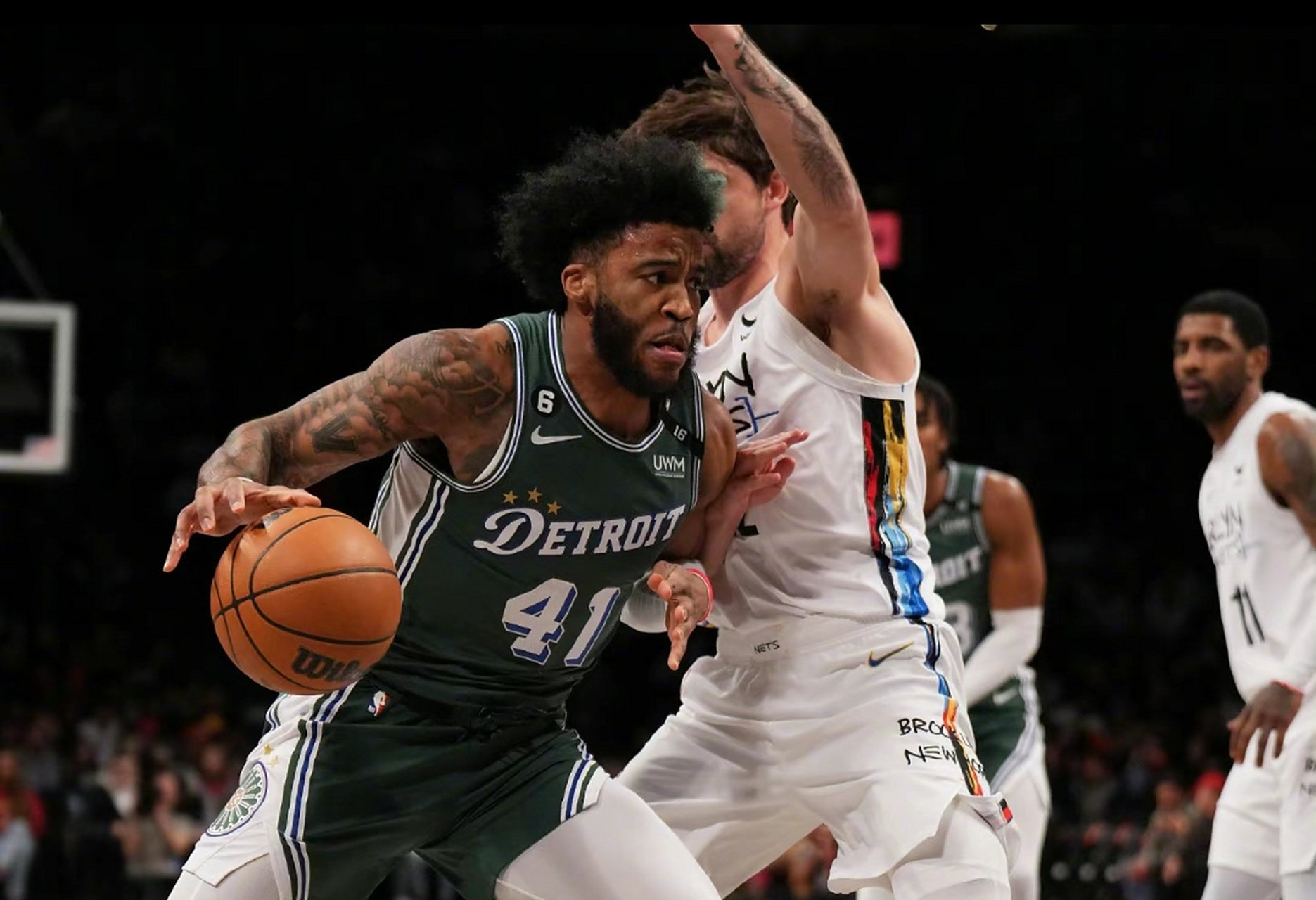 篮网战胜活塞，欧文单挑刷新纪录